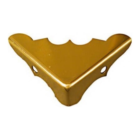 National Hardware 4PK 916 BRT BRS Corner N213-454